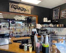 Inside the espresso bar